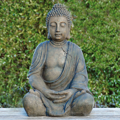 Hubertine Buddha Statue, 19.75"