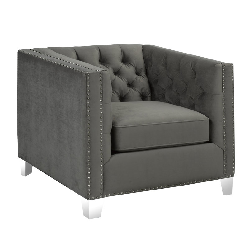 Fauteuil Shepshed, Gris