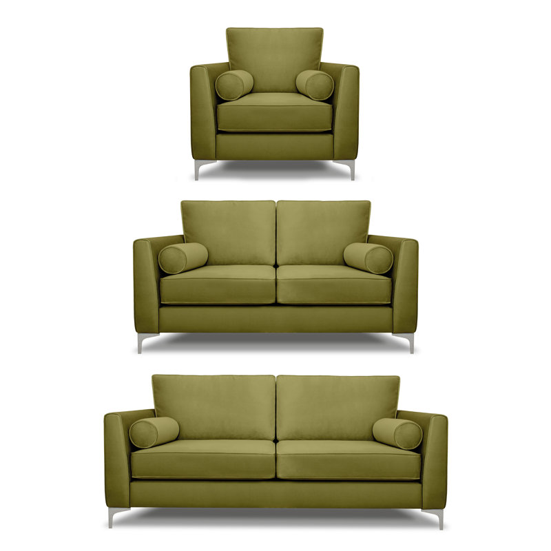Kyle 3 - Piece Living Room Set, Green