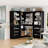 95-132Inches Closet System With Drawers And Corner Closet-740865174