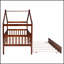 Lit en bois avec lit gigogne en bois, élégant et fonctionnel pour un sommeil confortable et un espace de rangement supplémentaire.-2059171676