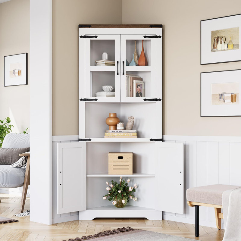Roehl Freestanding Bathroom Cabinet, White
