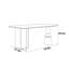 Mid-Century Acacia Wood & Rock Dining Table-1878677737