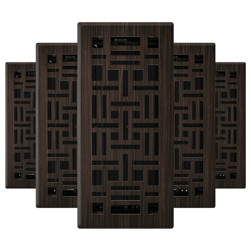 Imperial 4'' W Vent Cover, 4" W x 10" L, Oil Rubbed Bronze