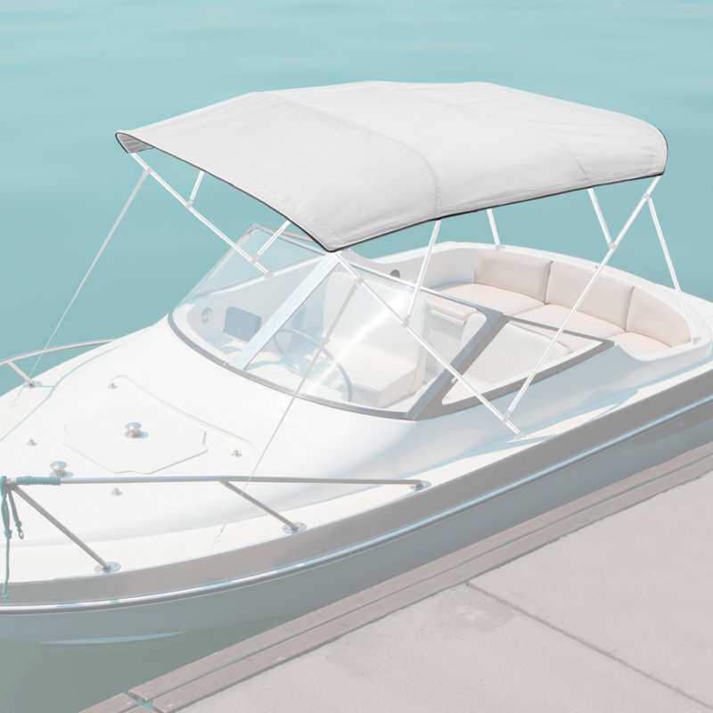 4 auvent de remplacement pour auvent pour bateau à 4 arceaux gris clair