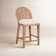 Tabouret de comptoir rembourré Tabor