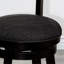 Siège pivotant à dossier à hauteur de comptoir, tissu gris anthracite - attrait moderne et confortable-1839415514-1839415513