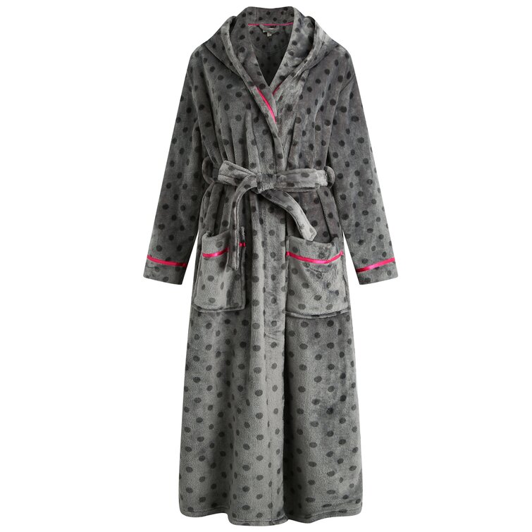 Nightgown Bathrobe Women Dressing Gown Sleepwear Winter Thick Warm Men  Coral Fleece Robe Bath Gown Long Nightwear - AliExpress