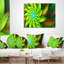 Coussin décoratif imprimé floral Huge
