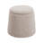 Round Storage Ottoman