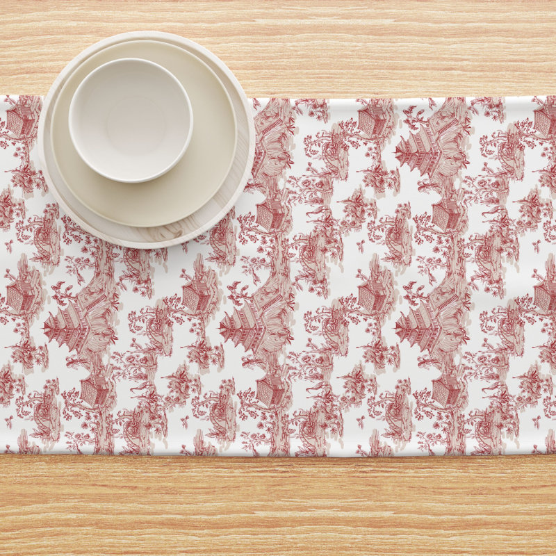 Floral 185 Cotton Table Runners, 90" x 16"