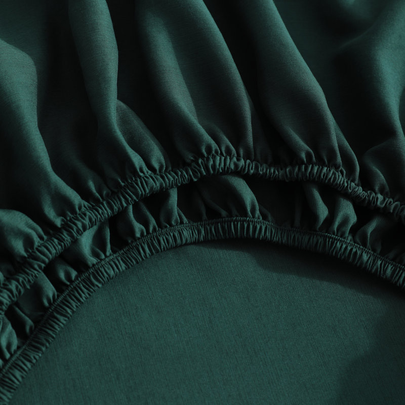 Sheet Set, Queen Sheet Set with 2 Pillowcases, Emerald Green