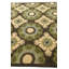 Tapis noir et vert Parris