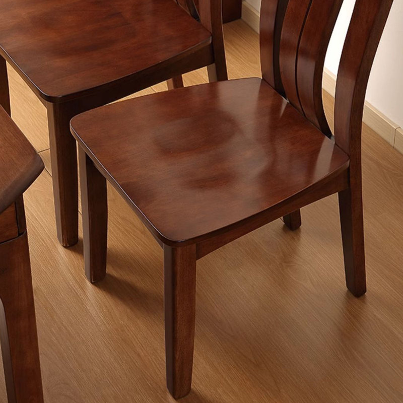 Retro Simple Rubber Wood Solid Wood Table, 7
