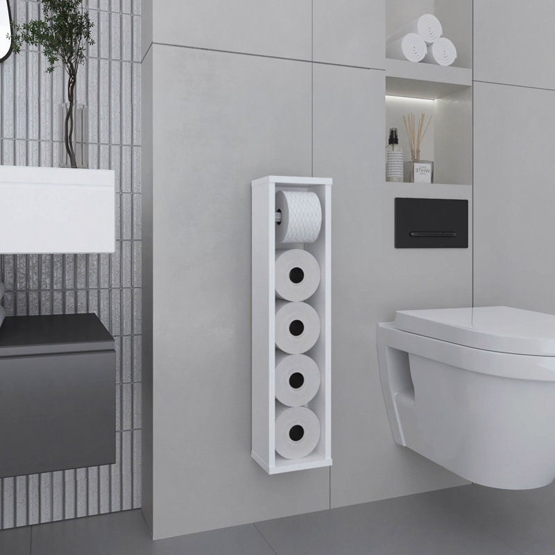 Porte-papier hygiénique Bali, Blanc