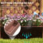 Lit de jardin surélevé avec treillis, brun, largeur extérieure de 13,25 po, 29,5 po x 13,25 po x 53,25 lit à treillis, auto-drainant pour les herbes, 29,5 po x 13,25 po x 53,25 po, brun