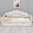 2 Drawer Upholstered Daybed Frame Shell Shaped Backrest Design-861382591