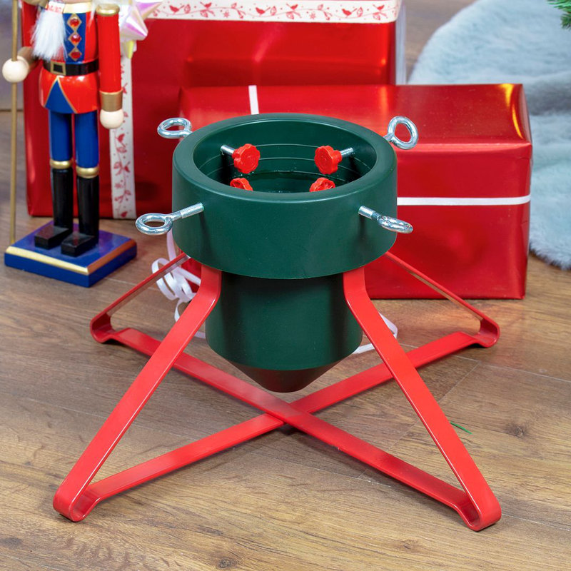 Metal Live Tree Stand For Max. Tree Height Under 6 Ft.