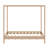 Canopy Bed with Engineered Wood Construction-803757266-559151280