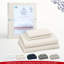 Ensemble de draps 100% satin de coton - Comprend 1 drap plat, 1 drap-housse et 2 taies d'oreiller-126458567-126458563