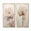 «Beige Lotus Reflections», ensemble d'art mural sur toile Lotus-250092400-250092406