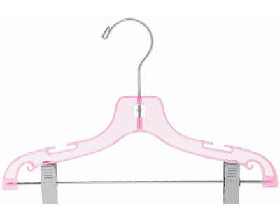 Cintre pour enfant en plastique avec pinces pour jupe / pantalons