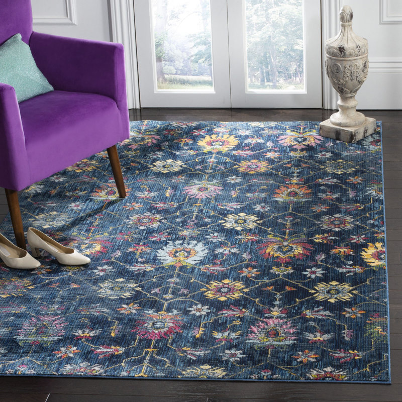 Machado Oriental Hand Hooked Area Rug, Rectangle 155 x 229 cm