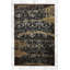 Tapis noir lavable décoratif à motif traditionnel noir-1147711884