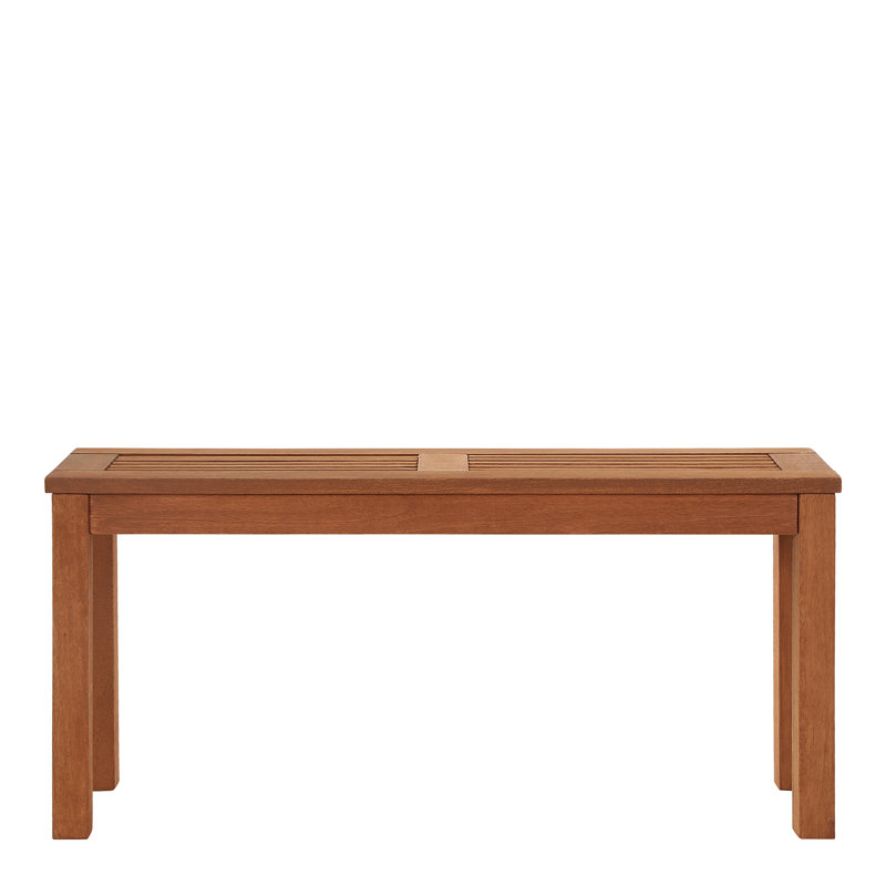 Arianna Solid Wood Rubberwood Outdoor Bench