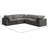 Atis Velvet L-Shaped Sectional Reversible-583503552