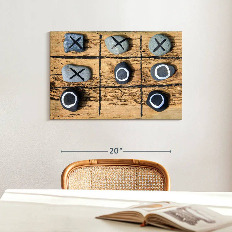 Senne Tic Tac Toe Game, 16" H x 24" W