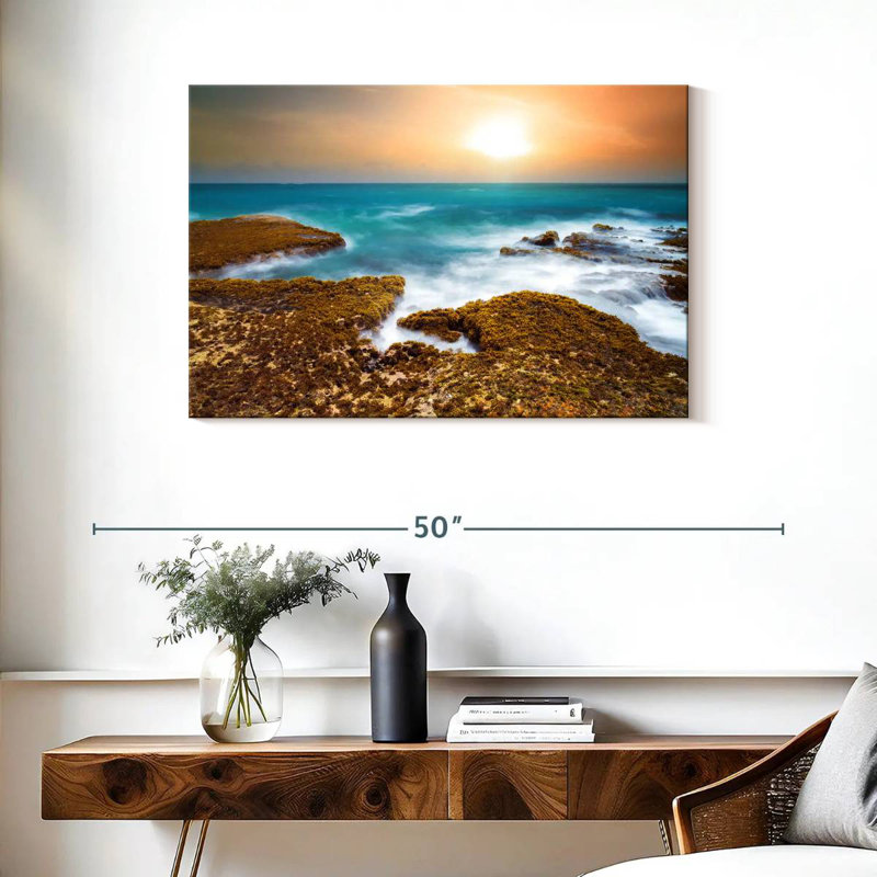 Plage portugaise Gillard, H 24 po x l 36 po