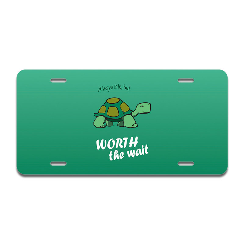 Late Turtle Aluminum Plate Frame
