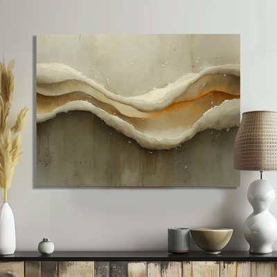 Cheltenham Ephemeral Pathways Drip Painting III - Drip Painting Canvas Wall Art