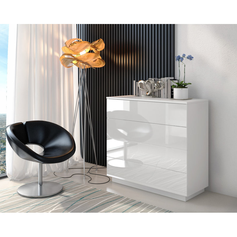 Varonique 4 Drawer 95Cm W Chest of Drawers