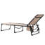 Fauteuil de bronzage pliant d'extérieur ajustable Textilene-78196227