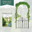 Outsunny 7.5' Metal Garden Arch with Gate