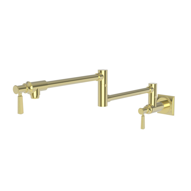 Adams Wall Mount Pot Filler, Oil Rubbed Bronze - Hand Relieved
