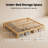 14 Inch Solid Wood King Size Bed Frame, Platform Bed Frame With Metal Slat Support, No Box Spring Needed, Easy Assembly, Wooden Color-1167198964