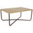 Industrial Coffee Table with Cross Leg Base