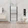 Framed Pivot Swing Shower Door With Frosted Tempered Glass34 In.w X 72 In.h
