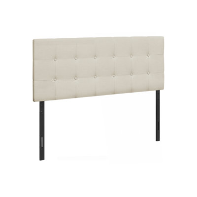 Bed, Headboard Only,, Bedroom, Upholstered, Linen Look, Transitional