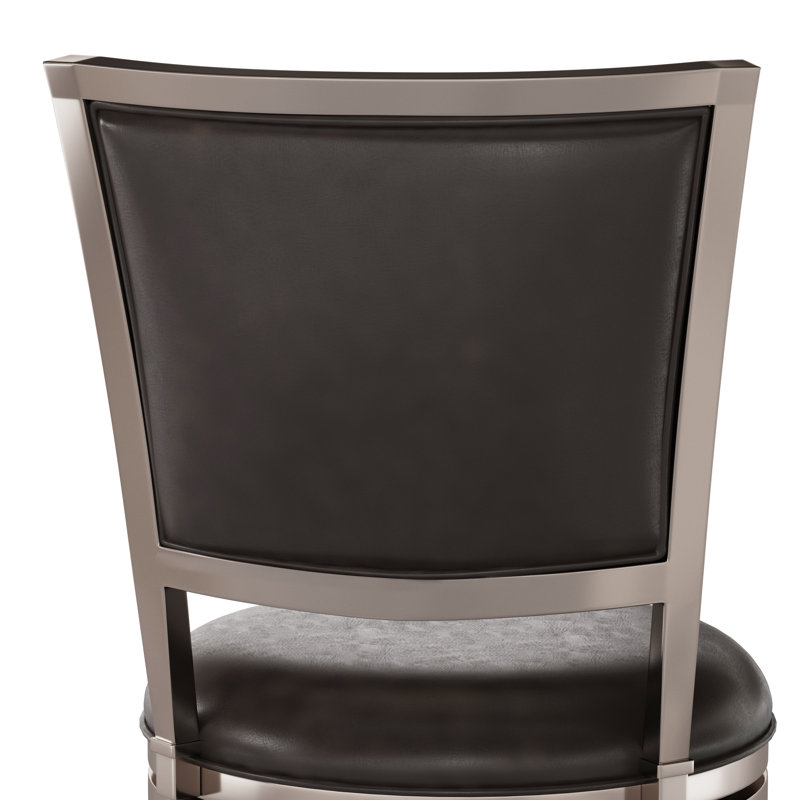 Tabouret de bar et de comptoir Chandace, Noir, Tabouret de comptoir (siège d'une hauteur de 26 p