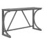 Table de bar et chaise de 59 pouces avec prises de courant alternatif, 3 chaises rembourrées en lin, pour le salon - Stable, facile à nettoyer, salle à manger avec charge intégrée de 59 po, structure Scratch 4 pièces