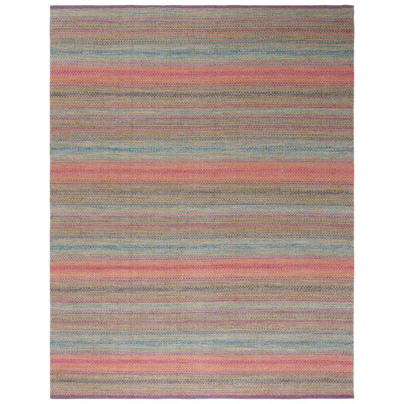 Tapis en coton tissé à plat Lindsae, Rectangle 8 pi x 10 pi