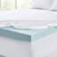 Surmatelas hypoallergénique en mousse viscoélastique gélifiée 3 po avec housse de refroidissement amovible-2029663852