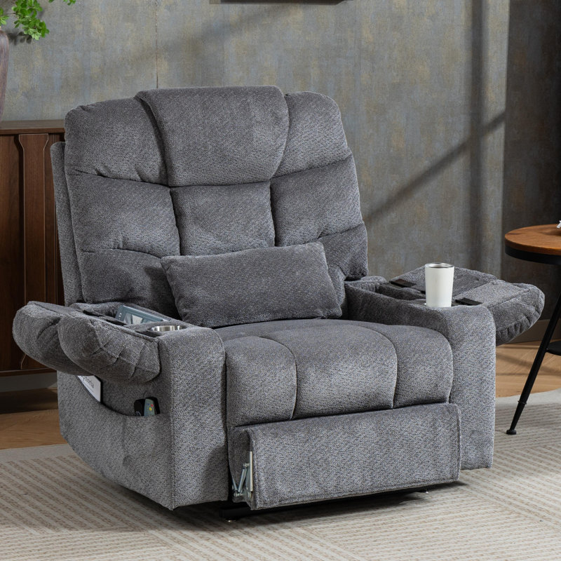 Fauteuil inclinable 500 lb, Gris chenille