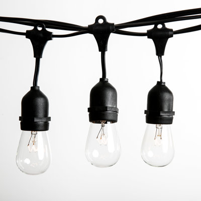 Outdoor 25 - Bulb 50'' Plug-in String Light