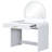 39" Makeup Vanity Table With Mirror Touch Screen Lighted Mirror