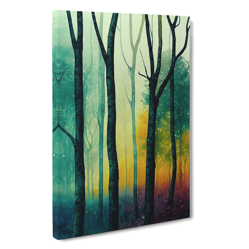 Forest In Colour No.2 - Wrapped Canvas, 50cm H x 35cm W x 3cm D